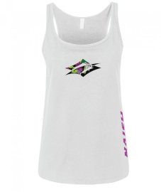 Dámské tílko NAISH Flower Diamond - bílé