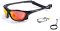 Sunglasses OCEAN Garda - black / red revo lens