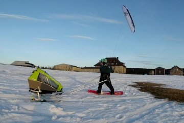 Zakončení snowkite mimi zimy 2021