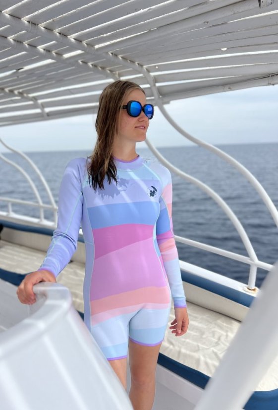 Dámsky neoprén 2 mm BEJKROLL - Pastel Rainbow - Dámska veľkosť: 6