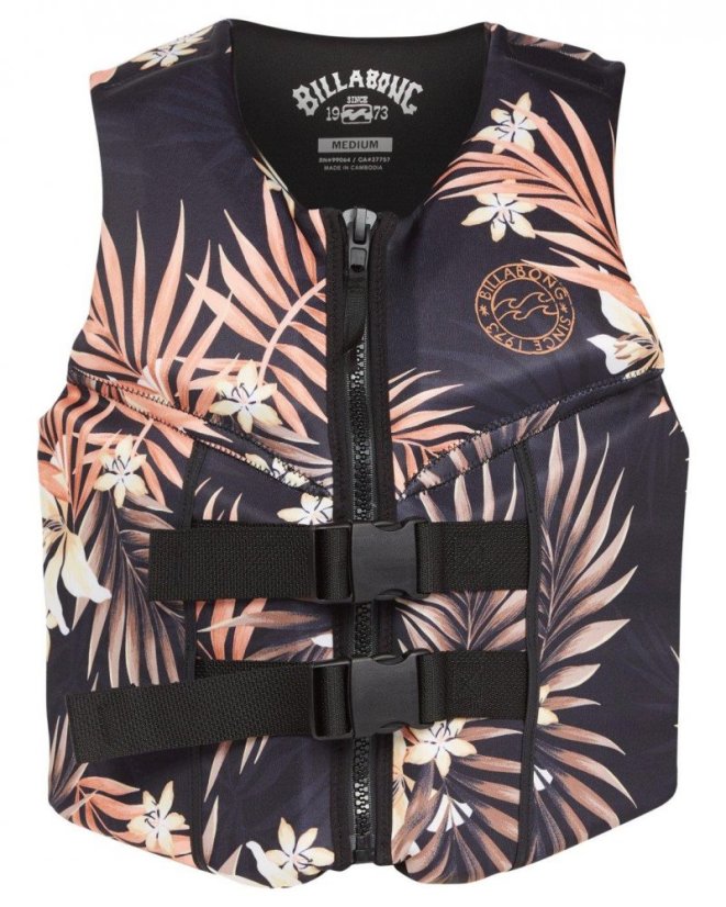 Impact & Life Vest Billabong Tropic Wake Vest - Black Tropic