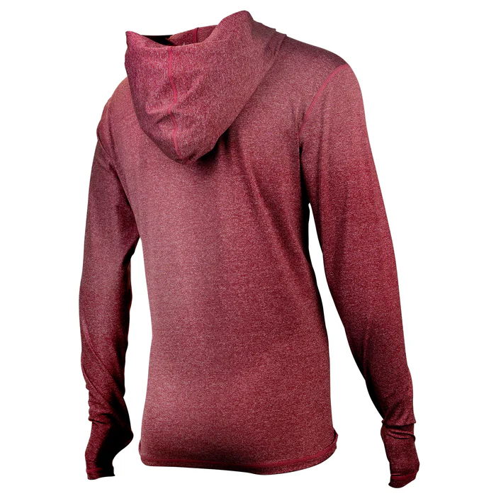 Men's lycra NAISH Loose Fit LS - burgundy