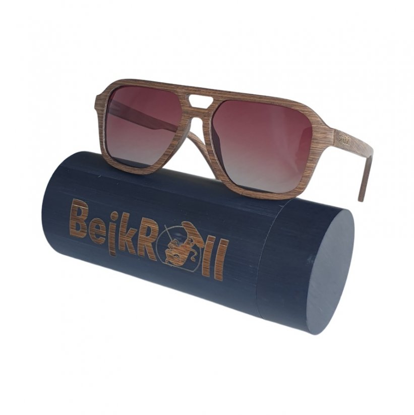 BejkRoll Pilot sunglasses - brown