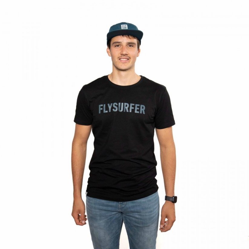 Pánske tričko FLYSURFER Team - čierne