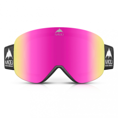 Snow okuliare NANDEJ Vista - Black/Pink