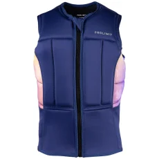 Nárazová vesta PROLIMIT Fusion Fire Half Padded - blue/peach