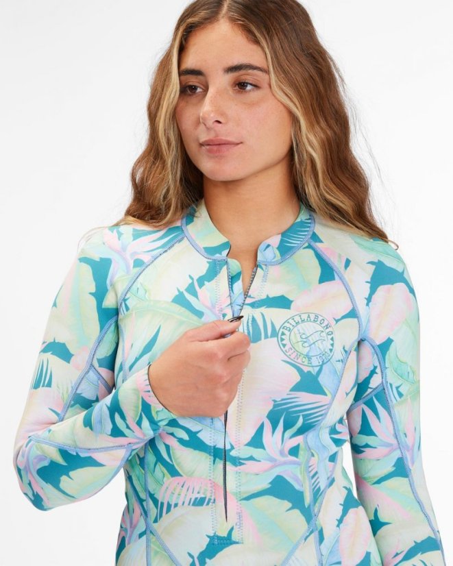 Dámsky neoprén 2 mm BILLABONG Salty Dayz - marine tropic - Dámska veľkosť: 10