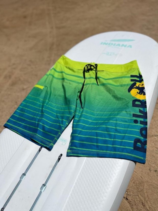 Boardshorts BejkRoll - zeleno/žluté - Velikost: 30