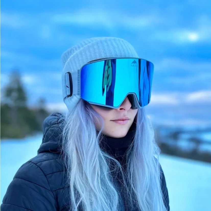 Snow okuliare NANDEJ Mount - Grey/Blue