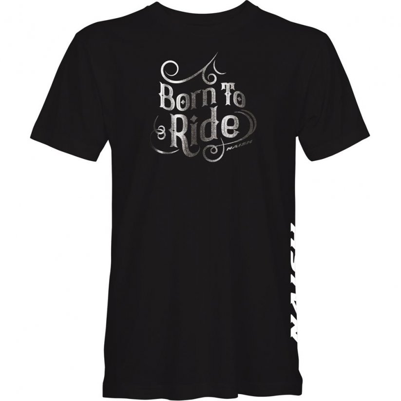 T-shirt NAISH Born To Ride - black