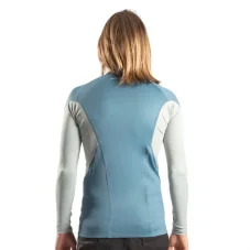 Men's lycra GUL UV Protection LS -  Blue/Grey