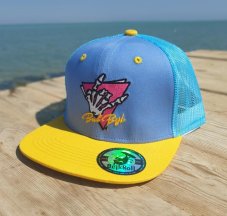 BejkRoll Snap Trucker Triangl Logo - Yellow/Blue