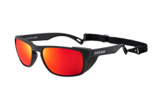Slnečné okuliare OCEAN Le Morne - Black / revo red lens