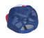 Kšiltovka BejkRoll Snap Trucker wave logo - White/Blue/Red