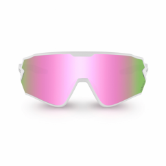 Sluneční brýle NANDEJ Action - white/crystal pink