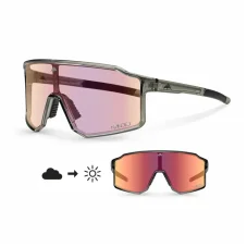Sunglasses NANDEJ LIFE - Photochromic smoke / red