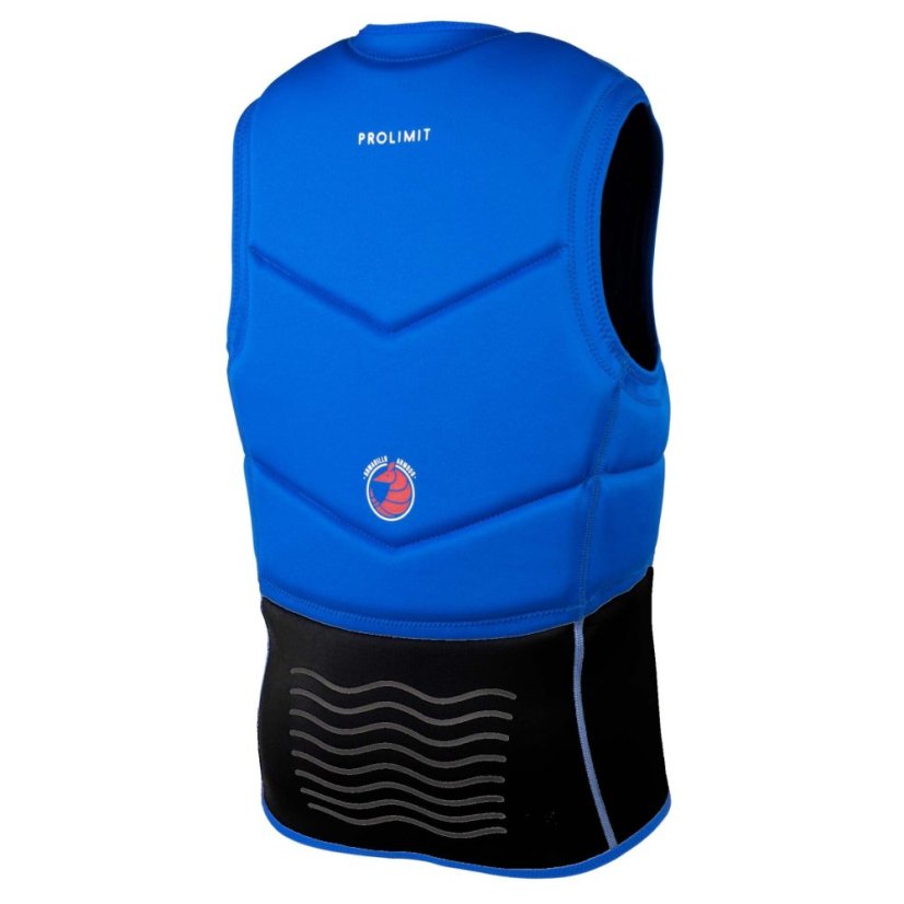 Nárazová vesta PROLIMIT Fusion Slider Half Padded FZ - blue/silver