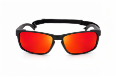 Sunglasses OCEAN Le Morne - Black / revo red lens