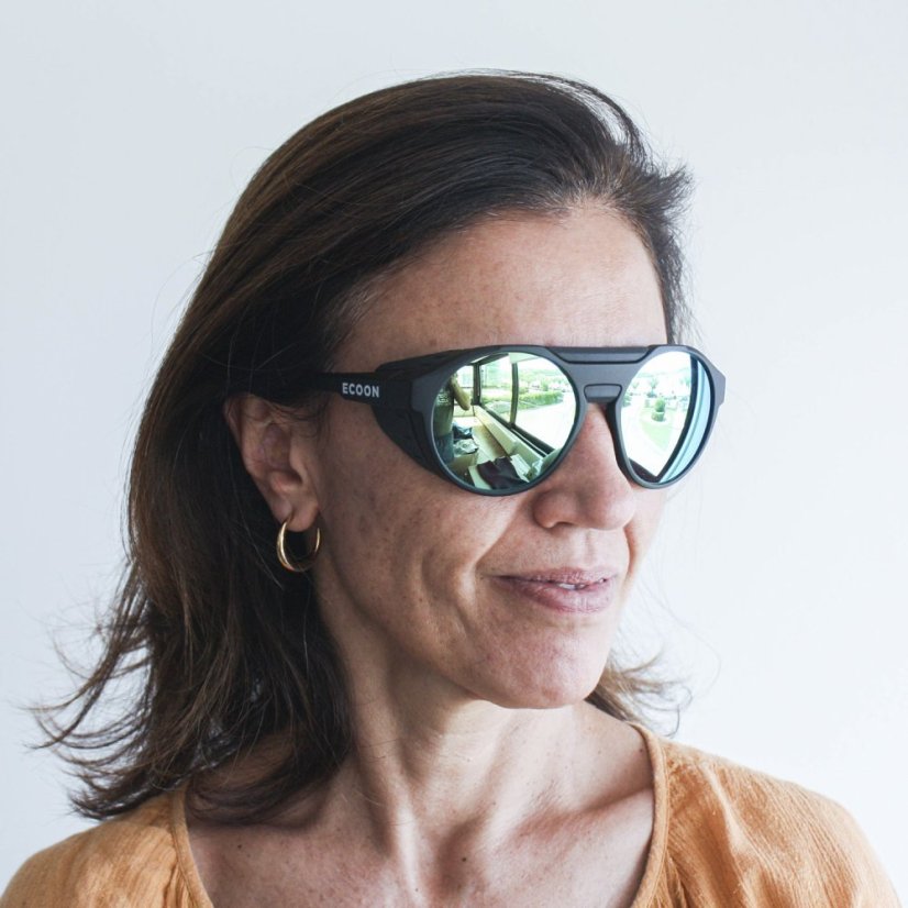 Sunglasses OCEAN Rodas Black / blue revo lens