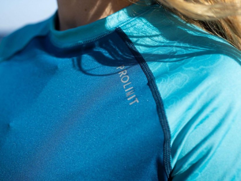 Dámská lycra PROLIMIT PureGirl Longarm - modrá - Dámská Velikost: 6