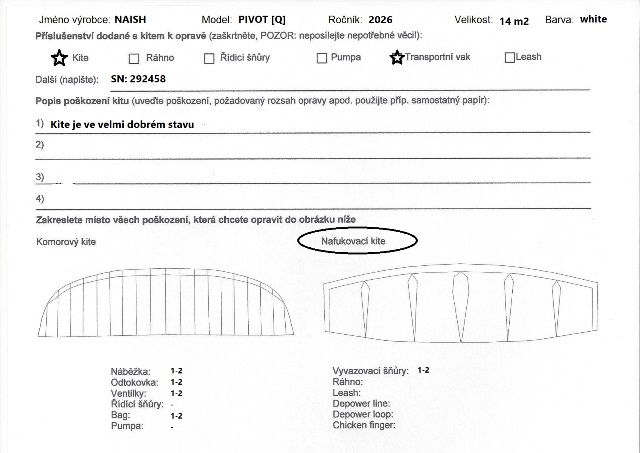 Kite NAISH 2026 Pivot [Q] 14m only