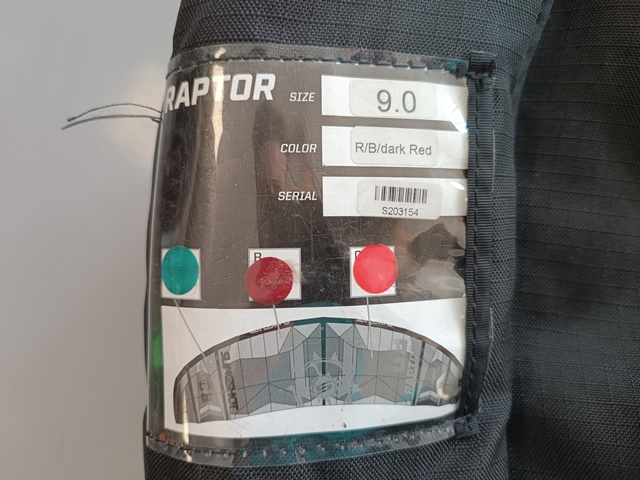 Kite SLINGSHOT Raptor 9m complete