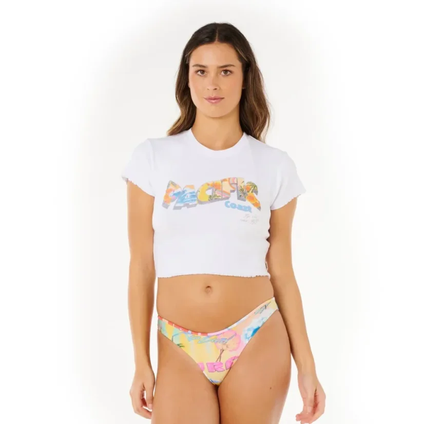 Tričko RIP CURL Haley o Baby Tee - Optical White
