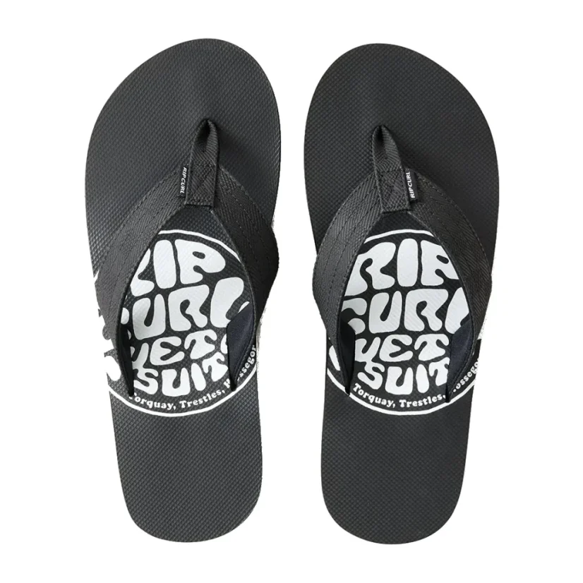 Flip flops RIP CURL Ripper Bloom Open Toe - black/white