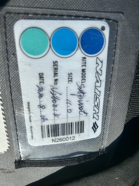 Kite S25 NAISH Pivot 11m