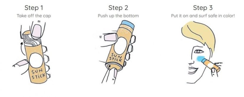 ALOHA Sun Stick SPF 50+ Sunset Sessions - ružová