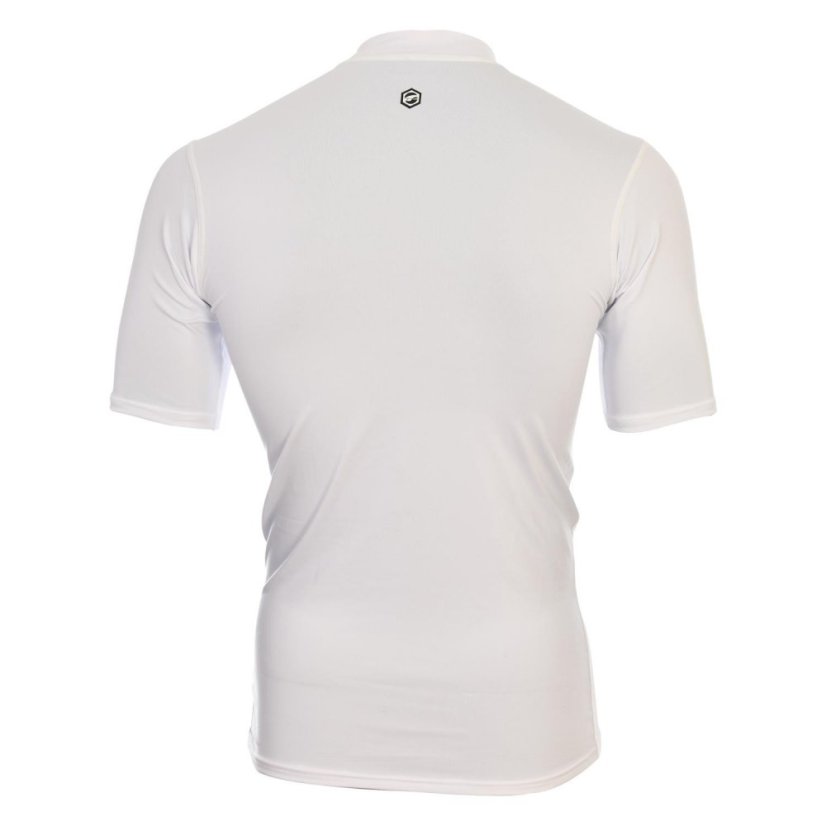 Pánska lycra PROLIMIT Logo Shortarm - biela - Pánska veľkosť: S