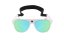 Sunglasses OCEAN MAUI White / revo blue lens