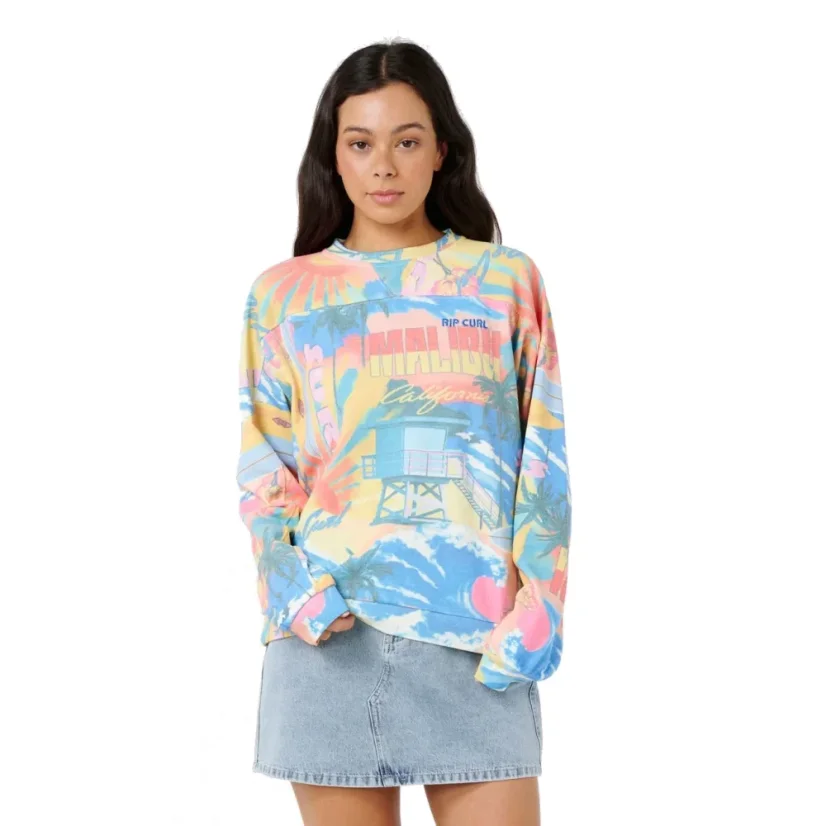 Mikina RIP CURL Surf Side Relaxed Crew - Multicolour