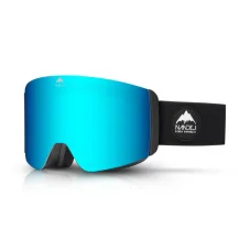 Detské snow okuliare NANDEJ Junior - Black/Blue