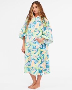 Poncho BILLABONG Wmns Hooded Towel - Marine Tropic