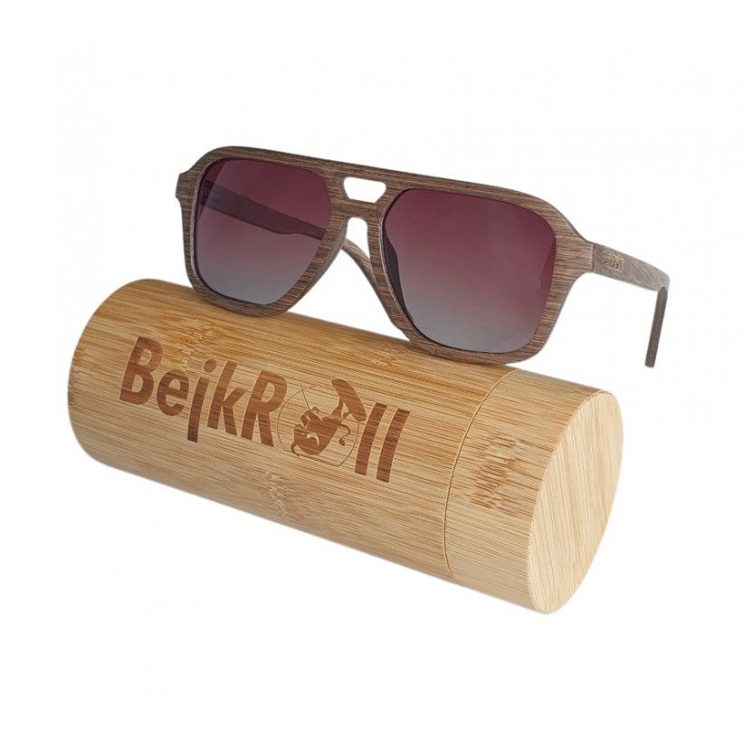 BejkRoll Pilot sunglasses - brown