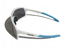 Sluneční brýle BejkRoll Champion Revo - bílé/světle modré