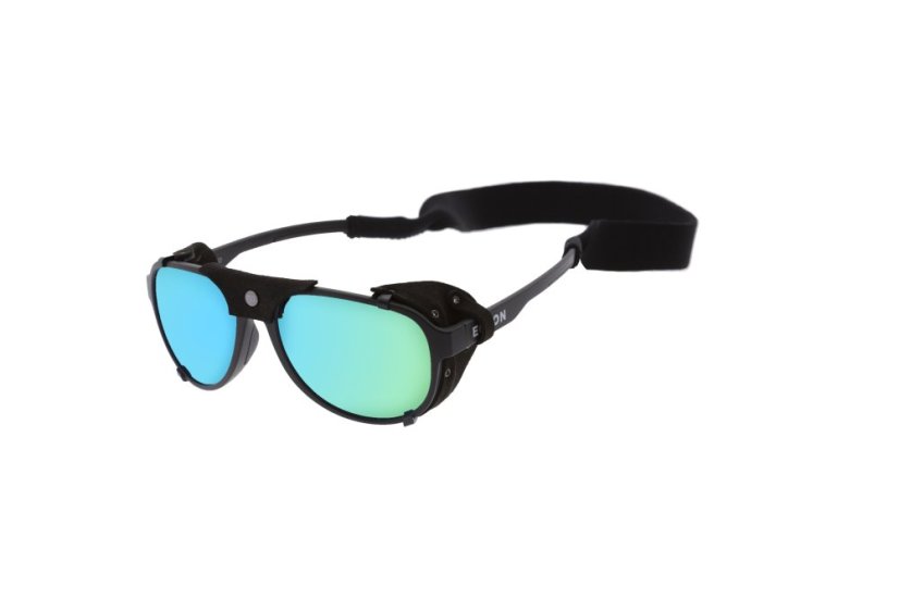 Sunglasses OCEAN MAUI Black / revo blue lens