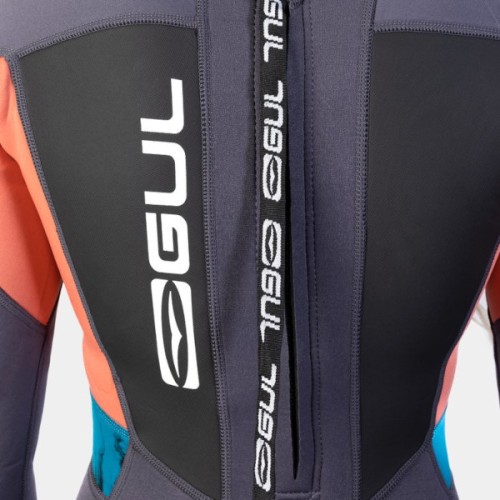 Dámský neoprén 3/2 GUL Response Steamer - Grey/Coral