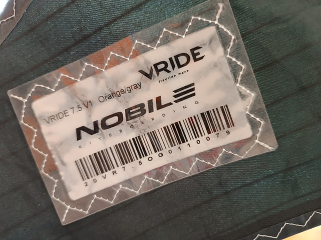 Kite NOBILE 2020 V-RIDE 7,5m only