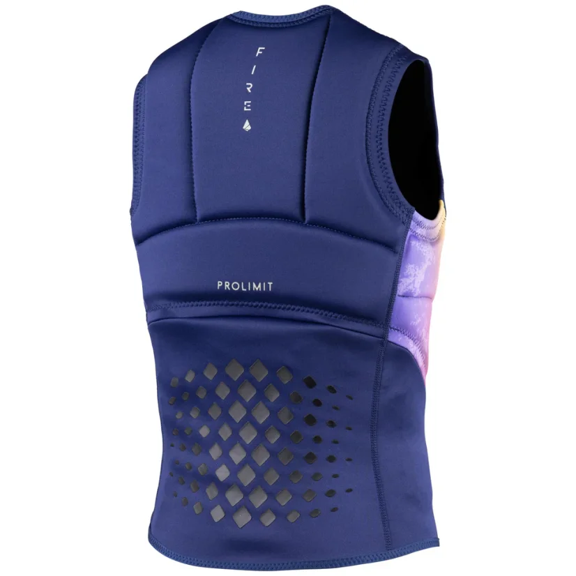 Impact Vest PROLIMIT Fusion Fire Half Padded - blue/peach