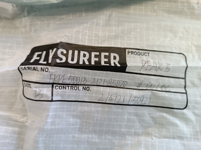 Kite FLYSURFER PEAK5 13m complete