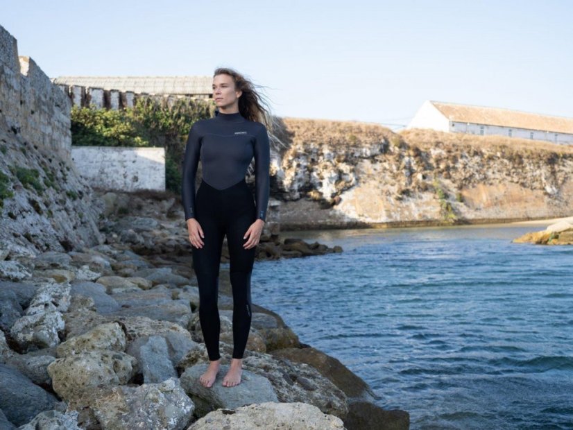 PROLIMIT Edge V-Backzip Steamer 3/2mm Women's Wetsuit - black