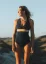 Dámske neoprénové plavky 2mm PROLIMIT Fire Swimsuit - Blue/Peach