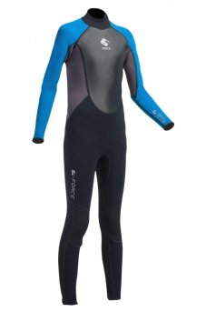 GUL '18 G-Force Steamer 3/2mm Junior's Wetsuit GF1307 - blue