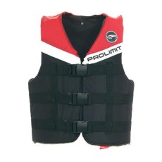 Záchranná vesta PROLIMIT Vest Nylon 3-Buckle - černá/červená