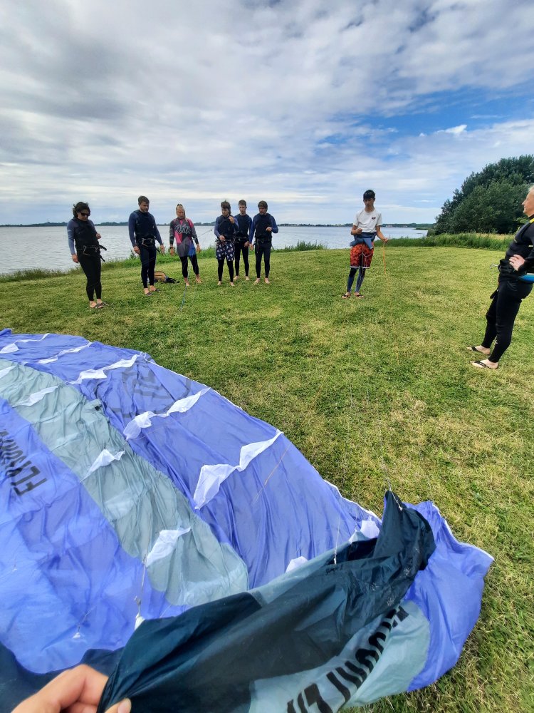 KTB riderka Ája - kite instruktorka na Rujáně