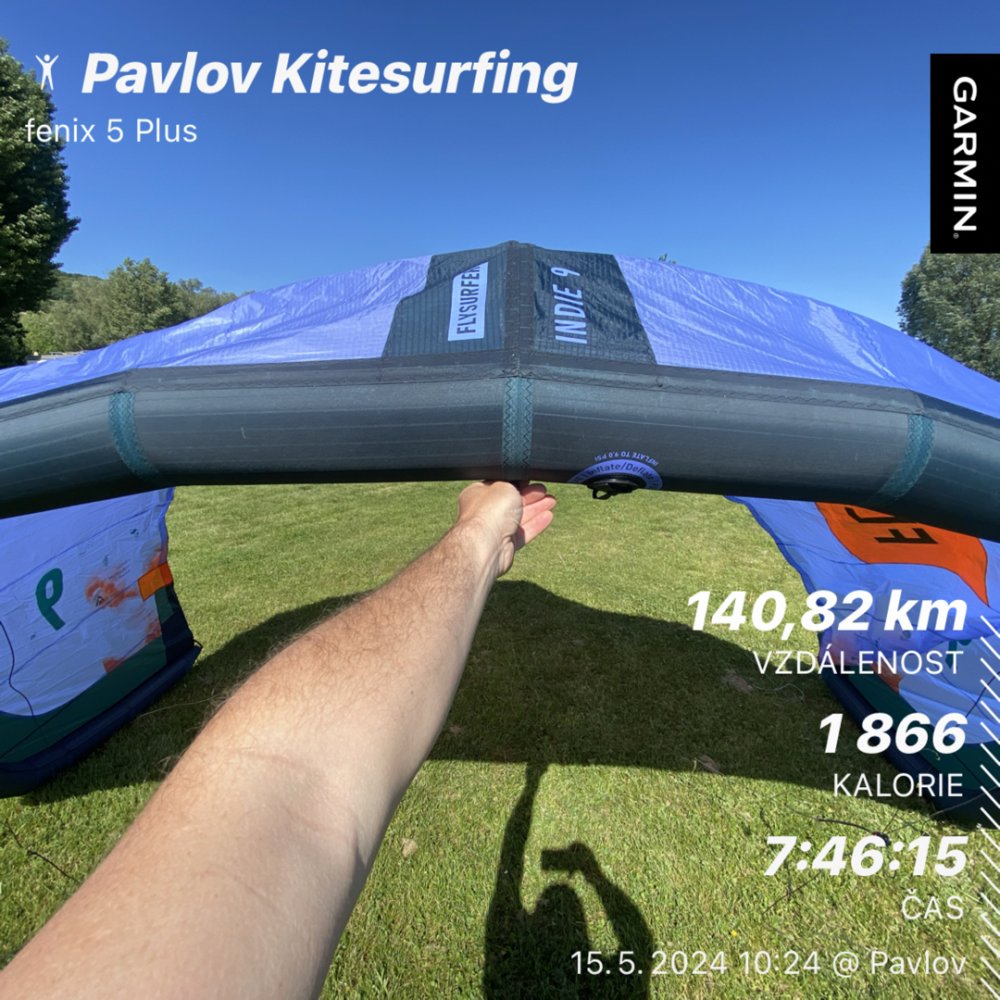 Flysurfer Indie 9m Mušov 140km