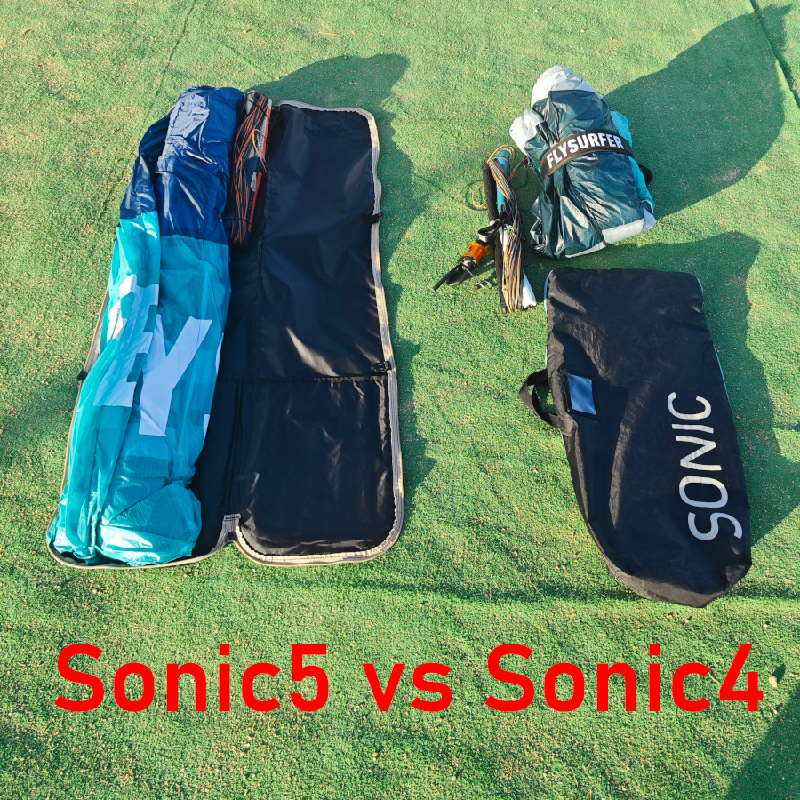 Test kitu FLYSURFER Sonic5 vs Sonic4  - obal