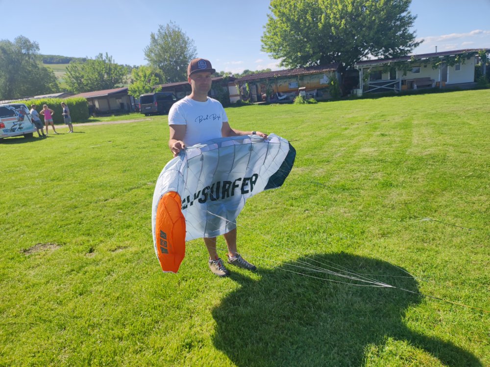 Cvičný kite FLYSURFER Fox - start